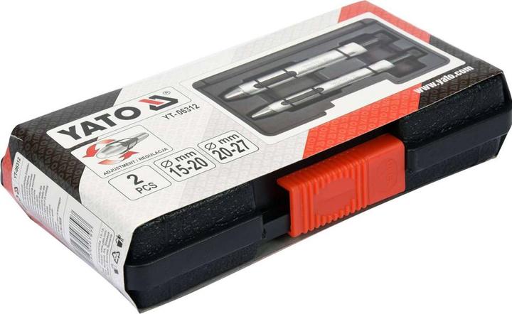 Actual product image Yato Professional clutch centring tool set 2 pieces, Ø 15-27 mm, sturdy design, centring pin Kup