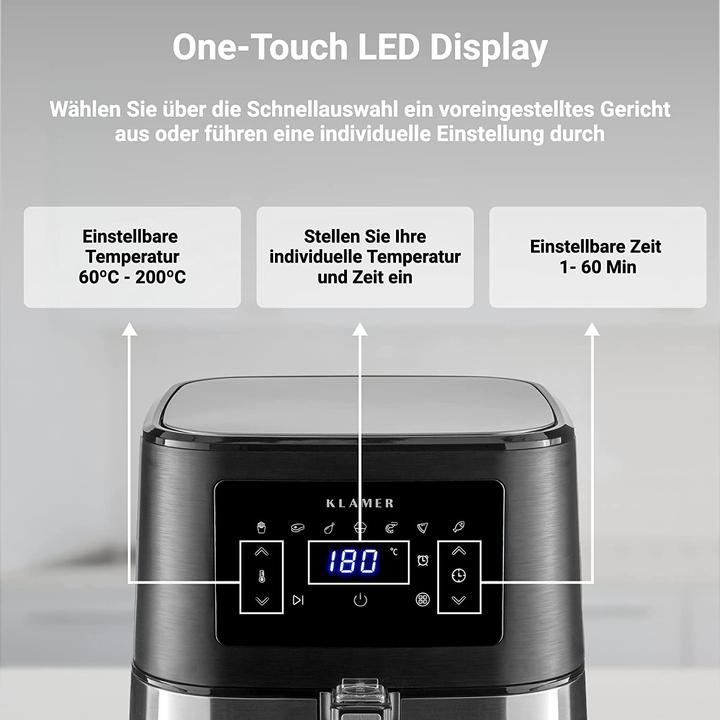 Produktbild KLAMER Heissluftfritteuse