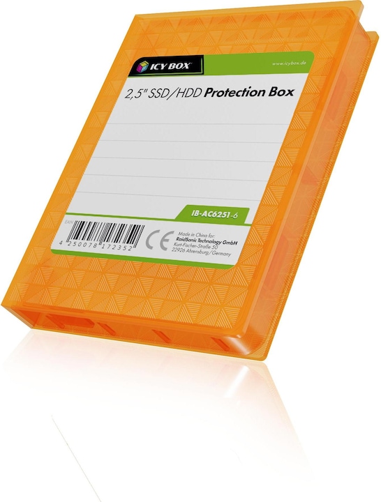 Produktbild Icy Box IB-AC6251-6 2.5"-Festplatte Schutzgehäuse 6er Pack