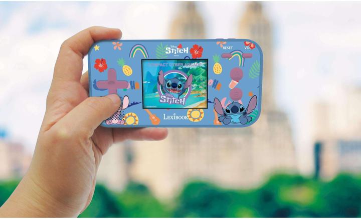 Immagine prodotto Lexibook Disney Stitch Compact Cyber Arcade Blau, Sprache: keine