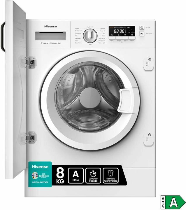Actual product image Hisense WF3M841BWIES (8 kg, Left)