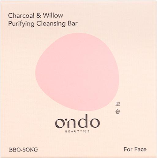 Actual product image Ondo Charcoal & Willow Purifying Cleansing Bar (Facial soap)