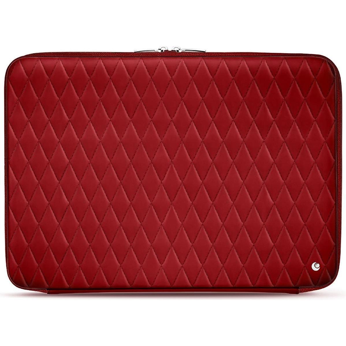 Noreve Lederschutzsleeve, Notebooktasche, Rot