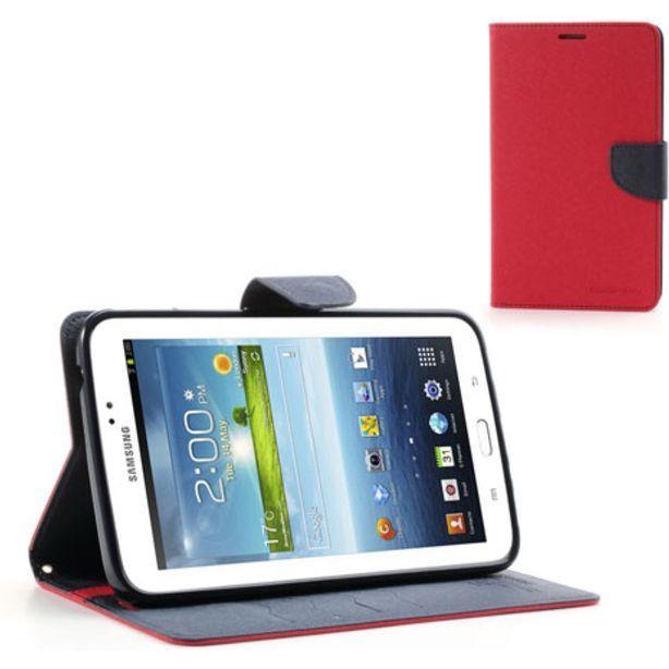 Thumbnail - Goospery Fancy Diary Series (Galaxy Tab 3 7.0 (2013)), Tablet Hülle, Blau, Rot