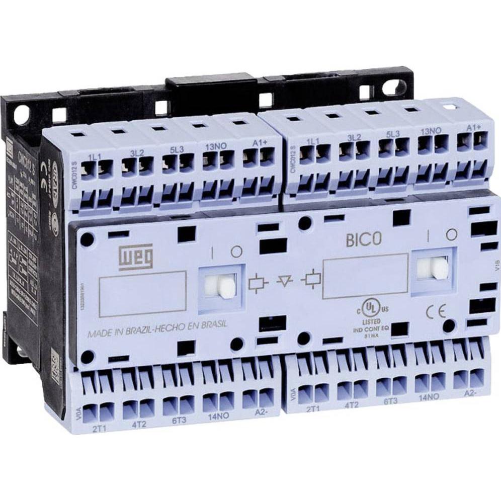 Weg CWCI09-01-30C03S Wendeschütz 6 Schliesser 4 kW 24 V/DC 9 A mit Hilfskontakt, Relais