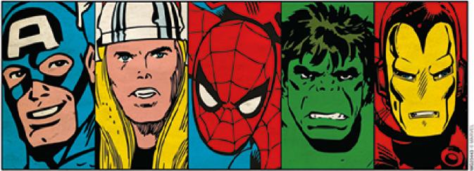 Actual product image Pyramid Marvel Comics - Visages Coffee Mug 315ml (315 ml)