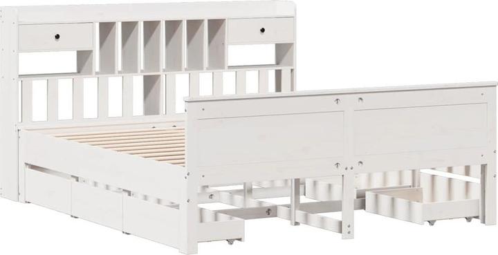 Produktbild vidaXL Bücherregalbett (100 x 200 cm)