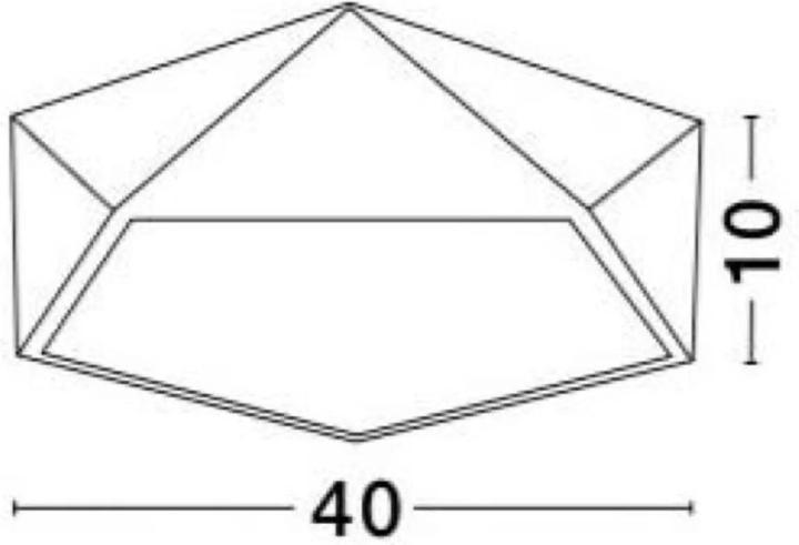 Actual product image Nova Luce Darius ceiling light (E27)