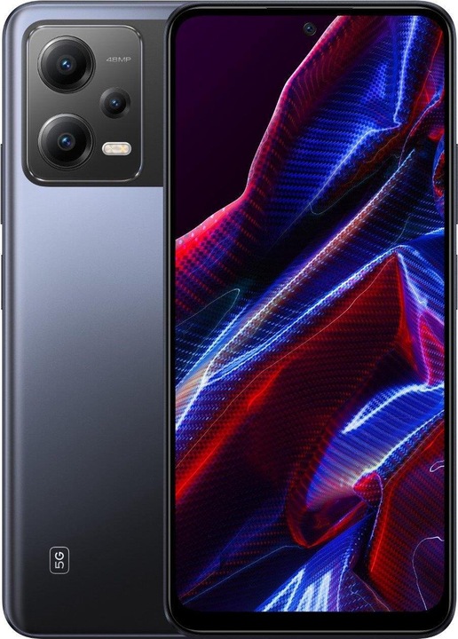 Xiaomi Poco X5 (128 GB, Schwarz, 6.67", Hybrid Dual SIM, 48 Mpx, 5G)