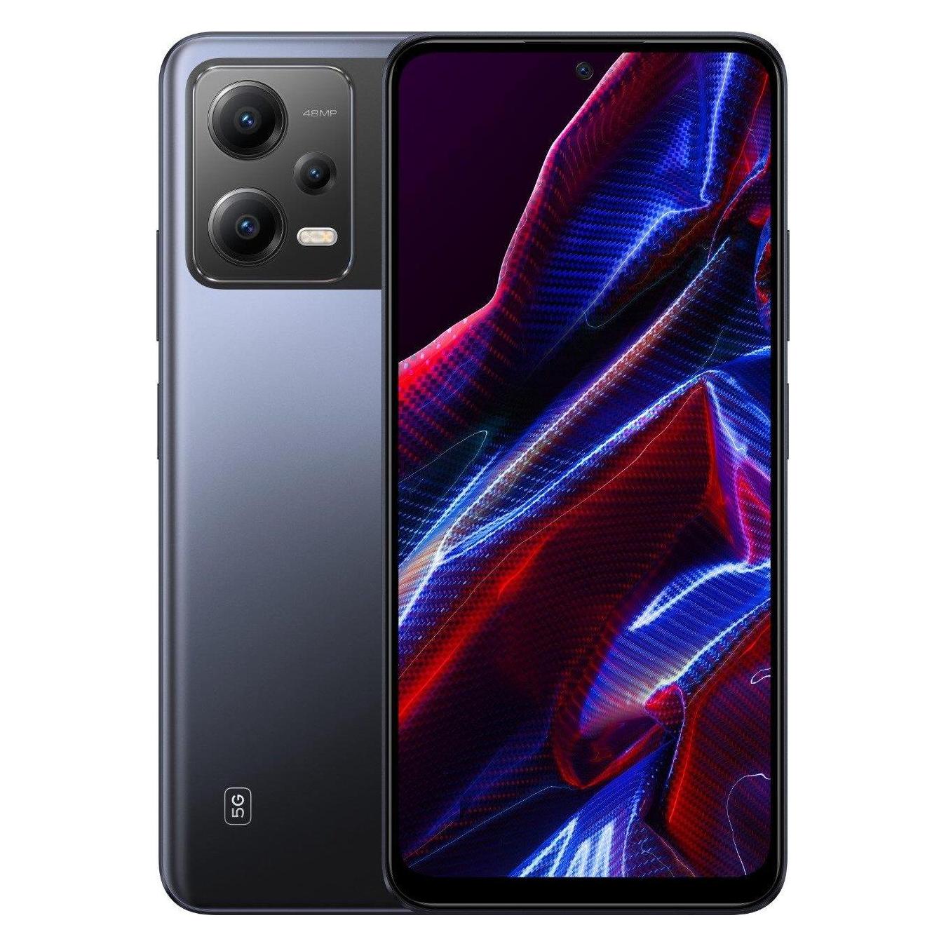 Xiaomi Poco X5 (128 GB, Schwarz, 6.67", Hybrid Dual SIM, 5G), Smartphone, Schwarz