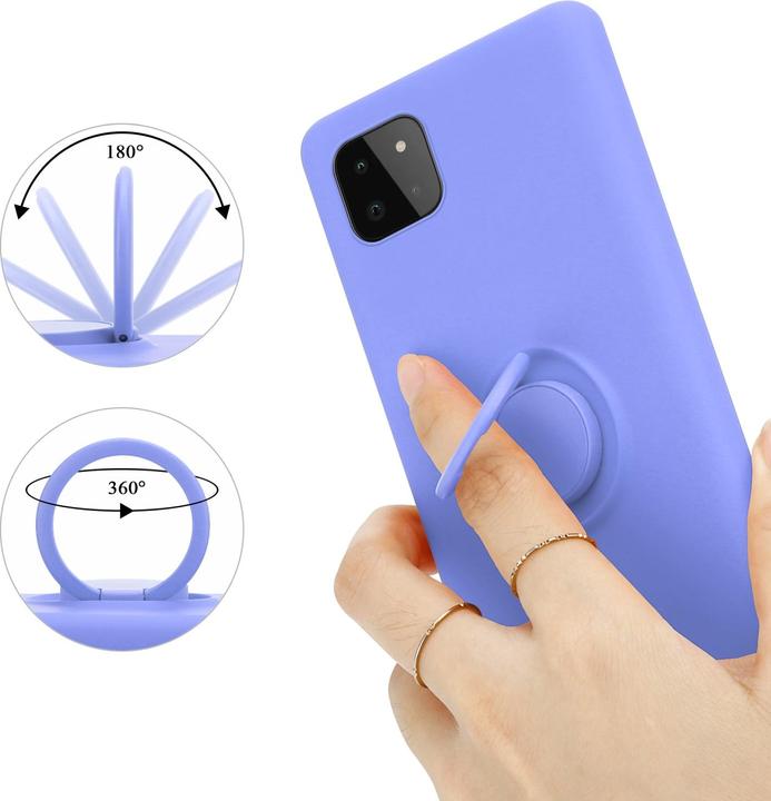 Image du produit Cadorabo TPU Liquid Ring Silicone Case Cover (Samsung Galaxy A22 5G)