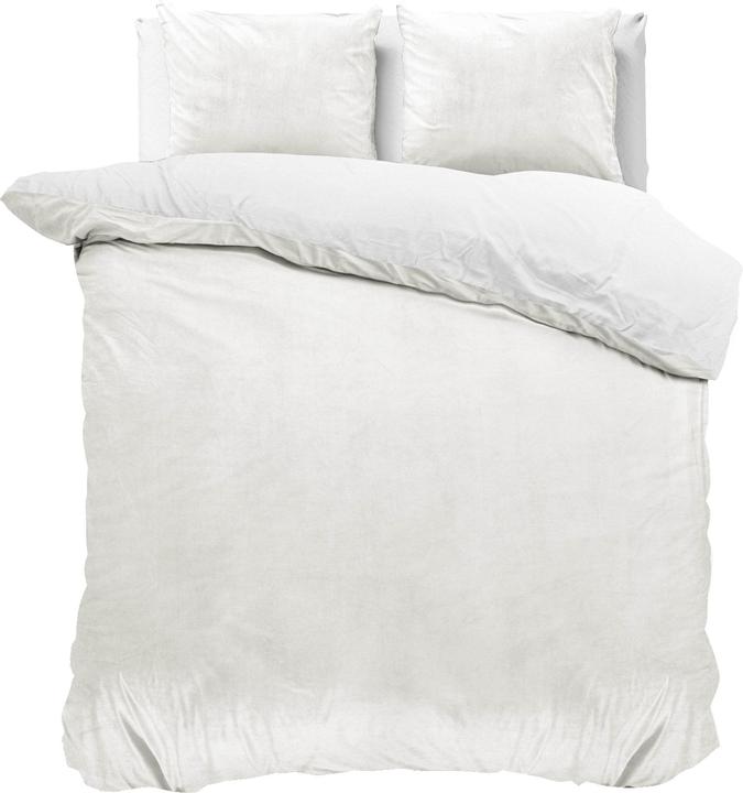 Actual product image Sleeptime Duvet cover velvet plain (Duvet cover, 200 x 220 cm)