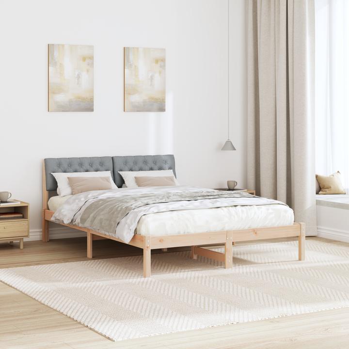 Actual product image vidaXL Plattformbettgestell (140 x 190 cm)