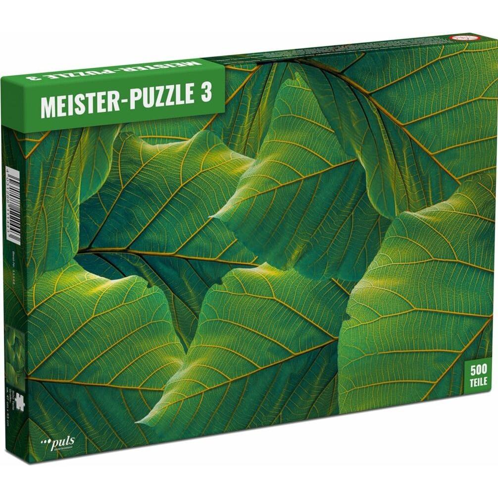 Puls entertainment MEISTER-PUZZLE 3, Blätter (Puzzle) (500 Teile)