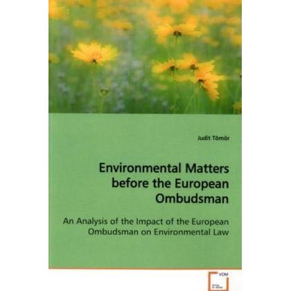 Environmental Matters before the European Ombudsman, Fachbücher