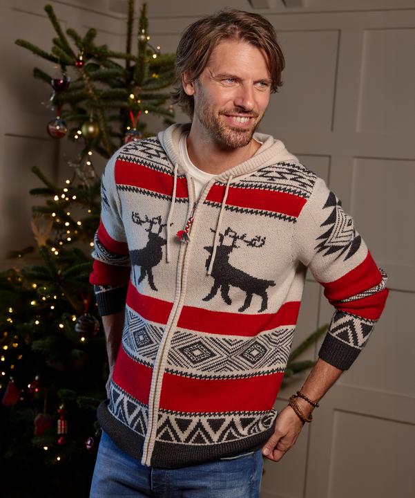 Produktbild Joe Browns Stag Pattern Zip Up Hoodie (L)