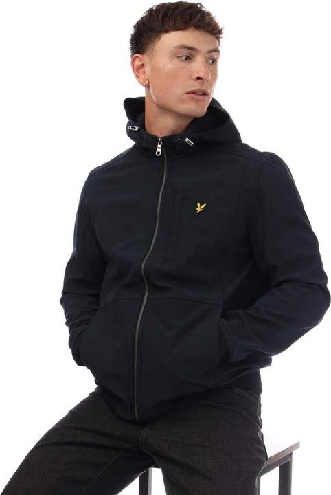 Actual product image Lyle and Scott Mens Fleece Lined Soft Shell Jacket (M)