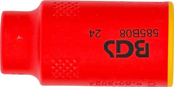 Immagine prodotto BGS VDE-Steckschlüssel-Einsatz Sechskant | Antrieb Innenvierkant 10 mm (3/8") | SW 8 mm (8 mm)