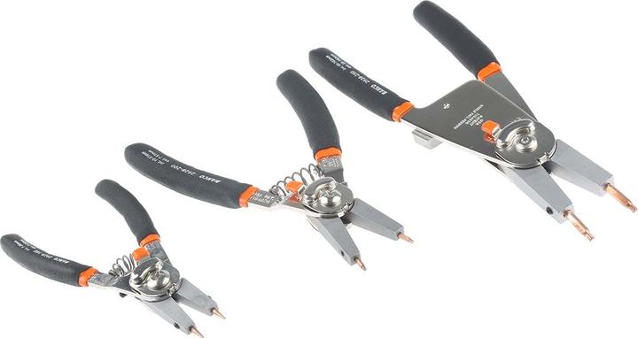 Immagine prodotto Bahco Set di pinze per anelli di sicurezza - 3 pezzi (345 mm)