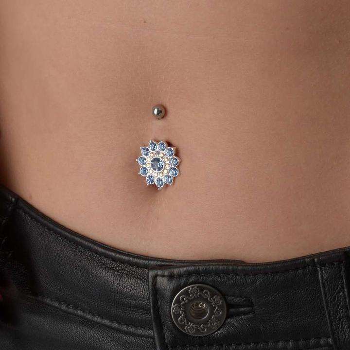 Produktbild Bijouteria Bauchpiercing (Edelstahl, Silber 925, Kristall)