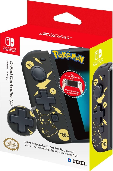 Immagine prodotto HORI Controller D-Pad - Pikachu Edizione Oro e Nero (Switch)