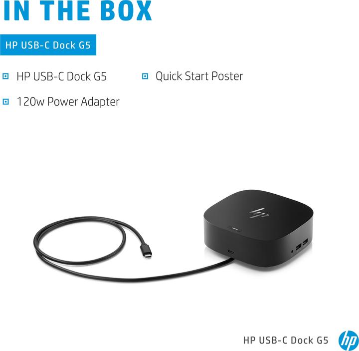 Image du produit HP G5 Universal Dock (USB-C, 10 Ports)