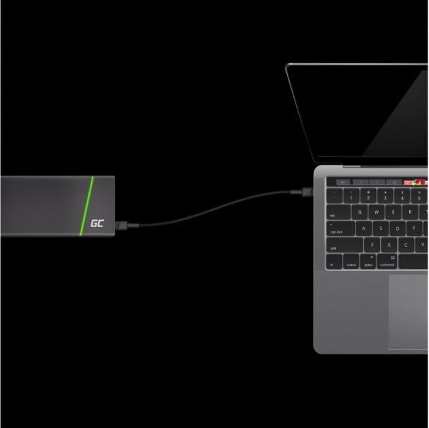 Actual product image GreenCell Cell KABGC30 USB Cable USB 2.0 USB C (1.20 m, USB 2.0, 60 W)