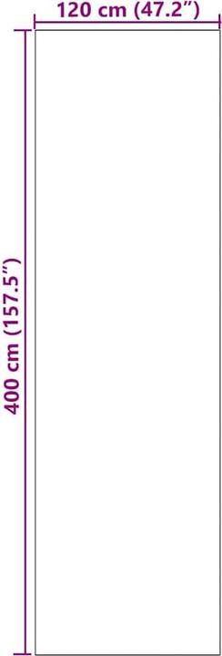 Produktbild vidaXL Fussmatte (400 x 120 cm)