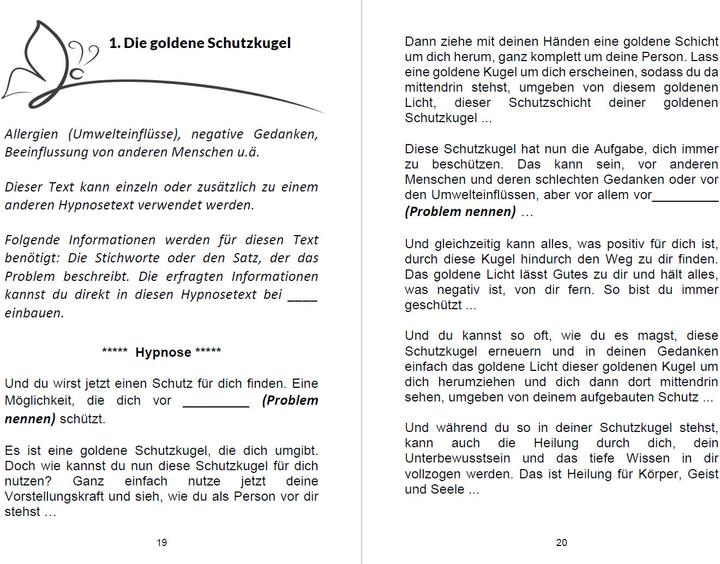 Immagine prodotto Hypnosetexte zum Vorlesen und selber Zusammenstellen 6 (Tedesco, Angelina Schulze, 2023)