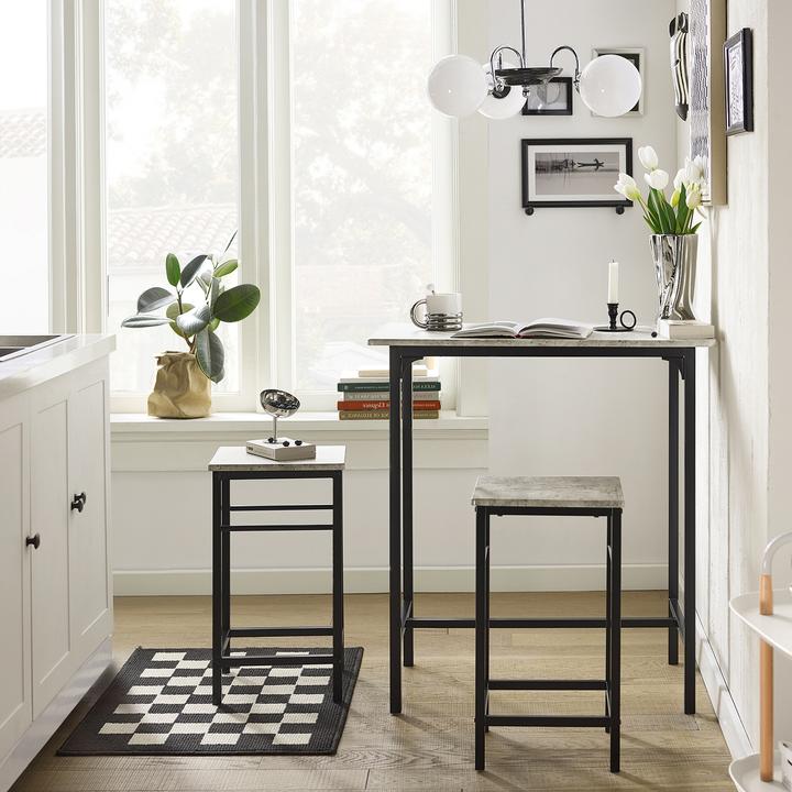 Produktbild SoBuy Bartisch mit Hockern Set