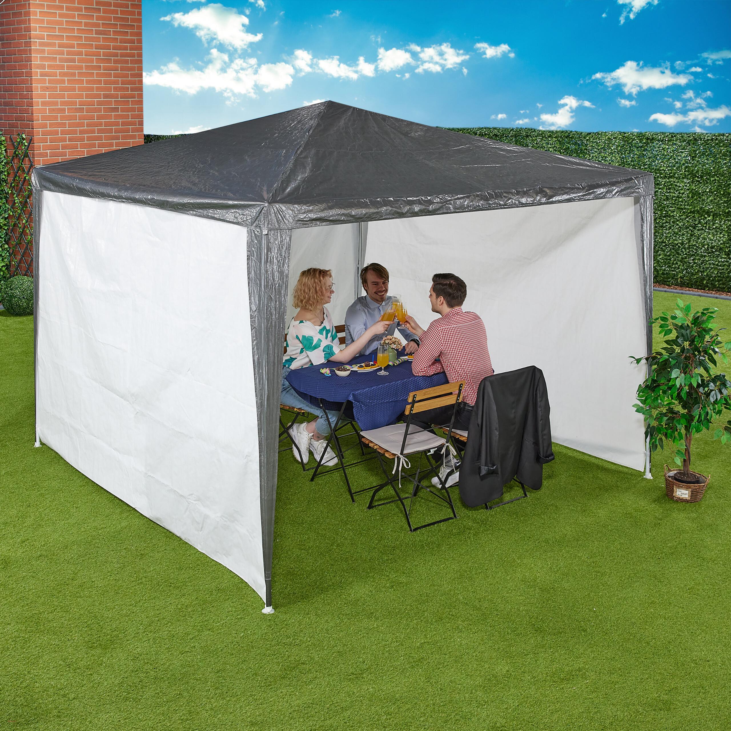 Thumbnail - Relaxdays, Pavillon, 3x Pavillon-Seitenteile (10 cm, 300 cm)