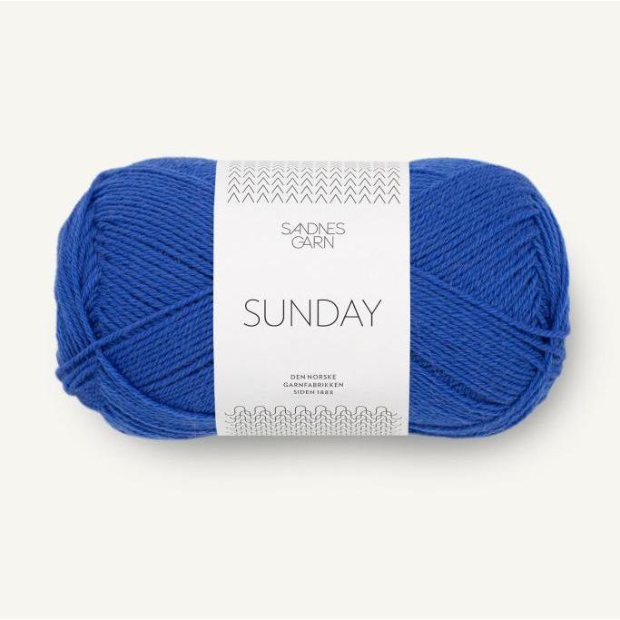 Thumbnail - Sandnes Garn col. 5845 dazzling blue ca. 235 m 50 g, Garn + Wolle, Blau