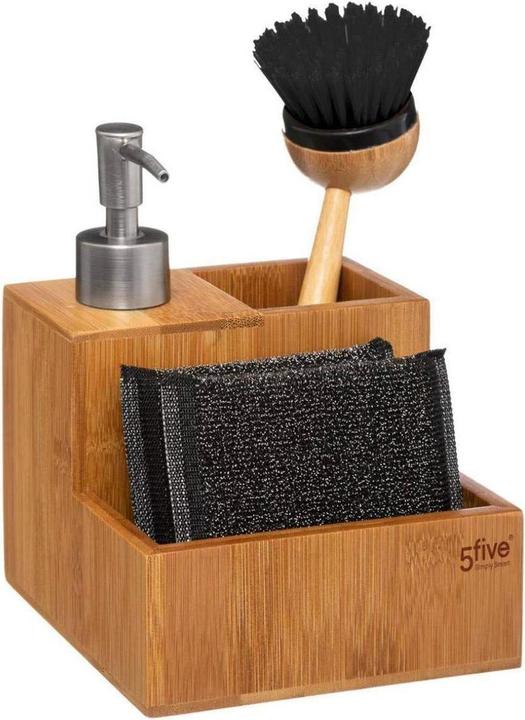 Actual product image 5Five Distri Soap + Bros + Bamboo Sponge, colourless