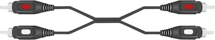 Produktbild SpeaKa Professional Speaka Audiokabel 2x Cinch 0.5 m (0.50 m, Cinch)