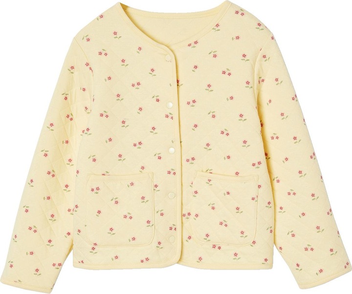 Produktbild Vertbaudet Mädchen-Set: Geblümte Jacke mit Steppnähten & Kleid (98)