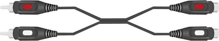 Produktbild SpeaKa Professional SpeaKa Cinch Verlängerungskabel 2xCinch-Stecker 2xCinch-Buchse 3 m (3 m, Verlängerung)