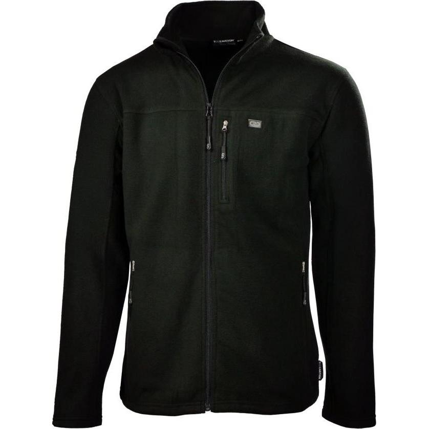 Toolnation, Arbeitsjacke, MPFY14002TON-M Polar-Fleece-Sweatshirt Schwarz - Grösse M (M)