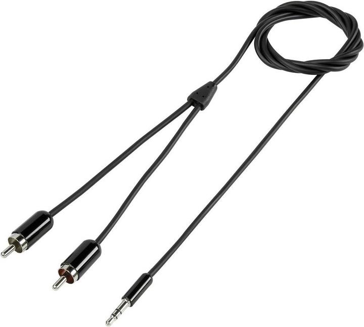 Image du produit SpeaKa Professional SP-7870484 Câble de connexion audio RCA / Jack (2x RCA mâle (1.50 m, Câble jack 2,5 mm, Câbles Cinch)