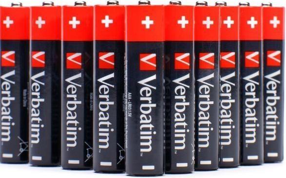 Actual product image Verbatim 1x8 Alkaline Battery Micro AAA LR 03 (8 pcs., AAA)