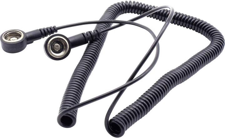 Quadrios ESD-Erdungskabel 3.60 m Druckknopf 10 mm