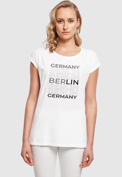 Produktbild Merchcode Ladies Berlin Extended Shoulder Tee - 112473 (L)