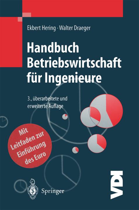 Produktbild Handbuch Betriebswirtschaft für Ingenieure (Deutsch, Ekbert Hering, 2013)