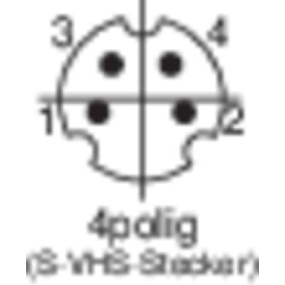 Thumbnail - BKL Electronic Mini-DIN-Steckverbinder, Audio Stecker, Schwarz