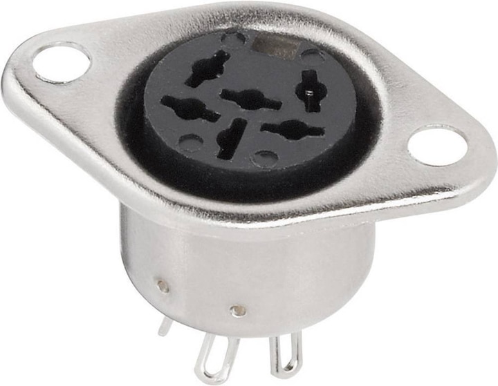 Actual product image BKL Electronic DIN panel jack with locking device