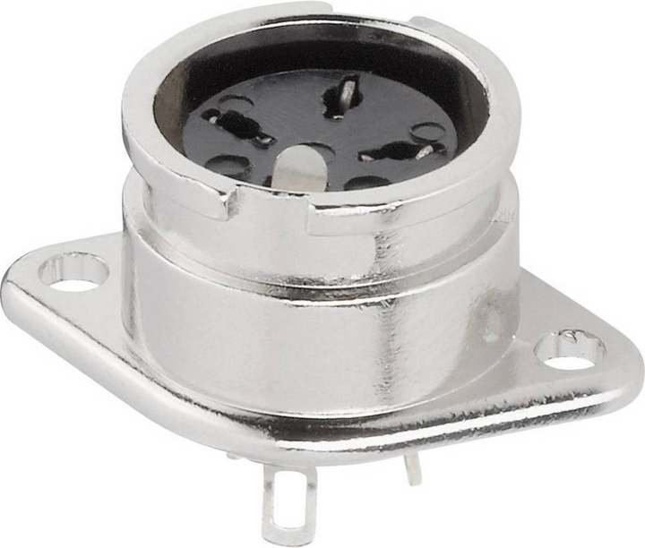 Actual product image BKL Electronic DIN mounting socket with countersunk lock