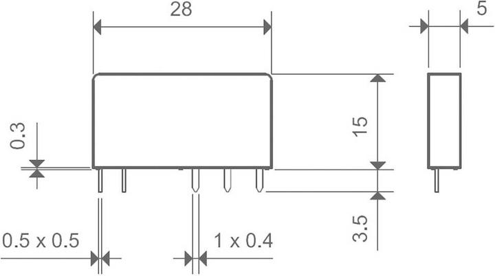 Produktbild Finder Schmales Steck-/Print-Relais, Serie 34