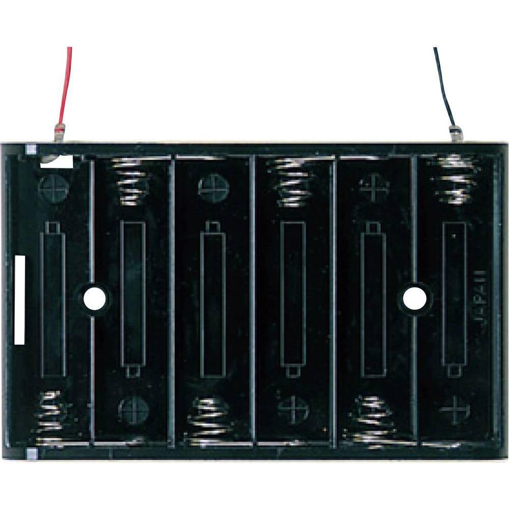 Thumbnail - Takachi Batteriehalter für 6x, Batterie Zubehör, Schwarz