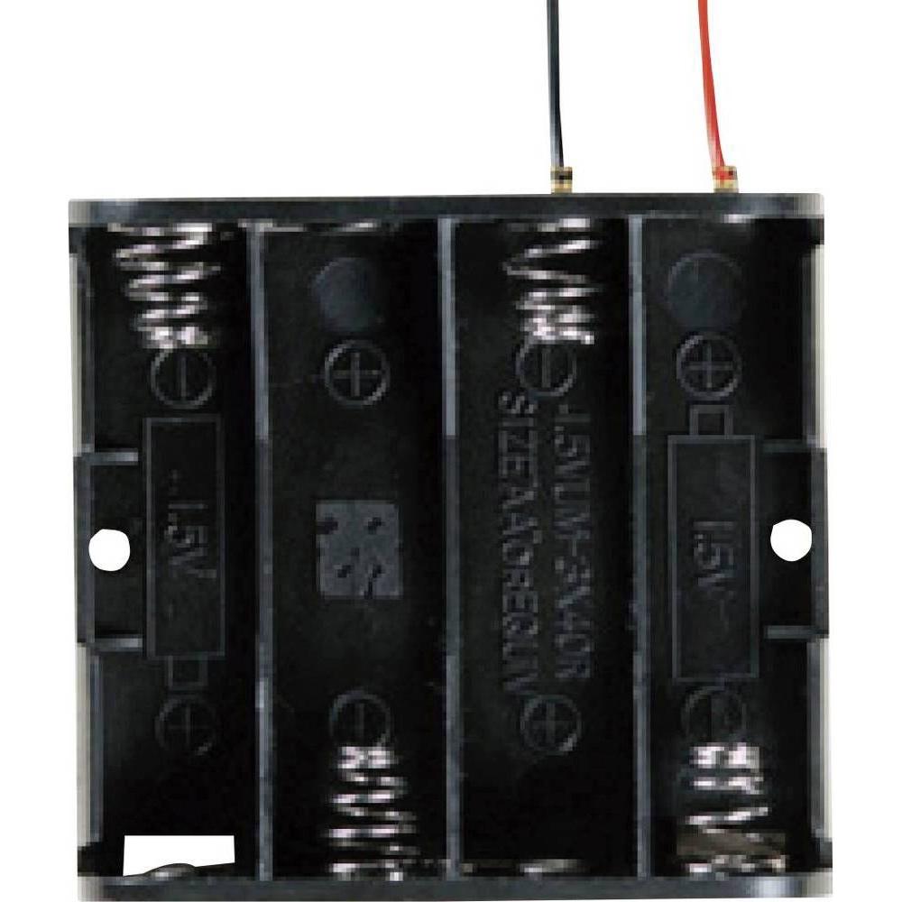 Thumbnail - Takachi Batteriehalter für 4x, Batterie Zubehör, Schwarz