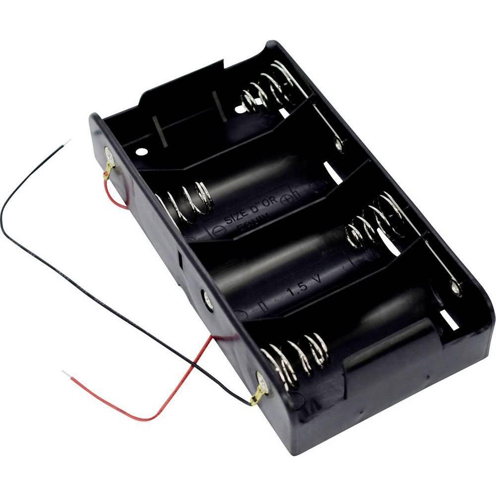 Takachi Batteriehalter für 4x, Batterie Zubehör, Schwarz