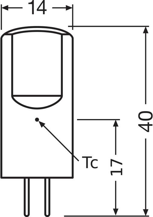 Actual product image Osram Pin (G4, 2.60 W, 300 lm, 1 x, F)